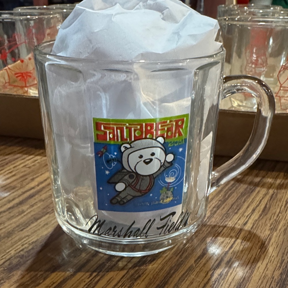 Marshall Fields Santa Bear 2001 Mug